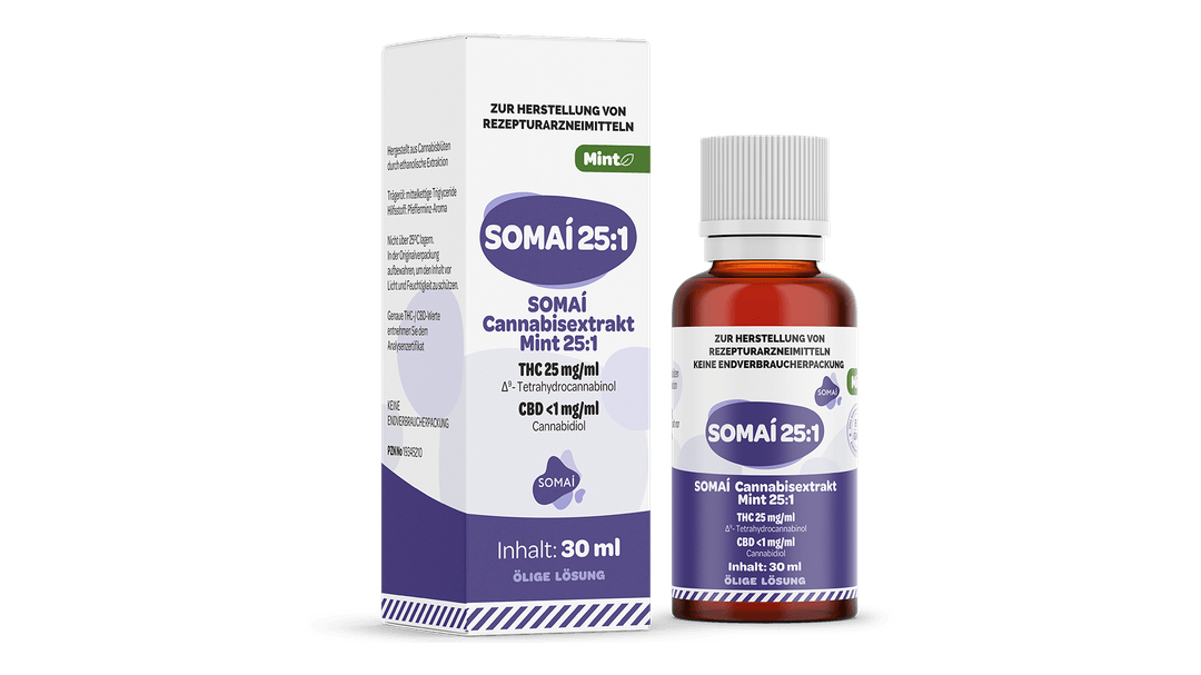 Somai Cannabisextrakt Mint 25/1