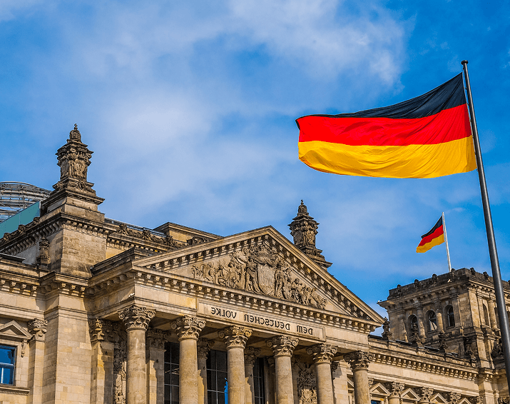 Reichstagsgebäude in Berlin