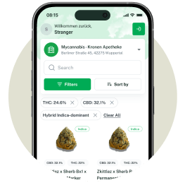 CannGo mobile application market pharmacy catalog