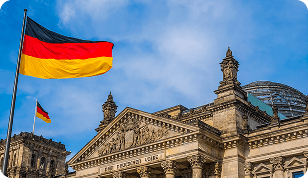 Reichstag Building in Berlin