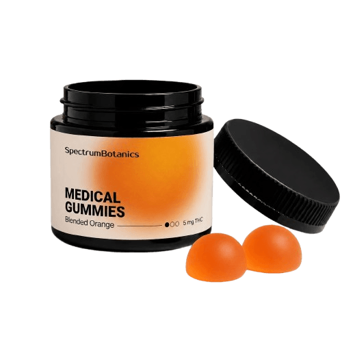 THC Gummies Orange 5mg THC – SpectrumBotanics